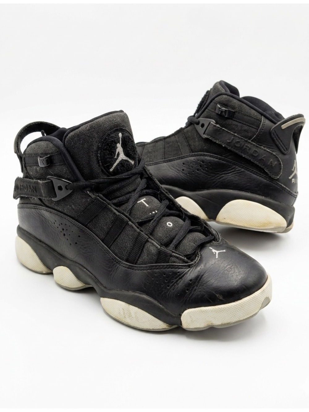 Nike Jordan Kids Black Flight Basketball Sneakers Youth Size 5.5 Running Shoes